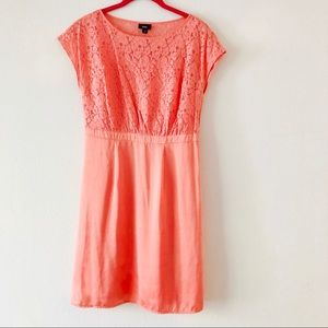 Peach lace & Satin Dress by Mossimo.